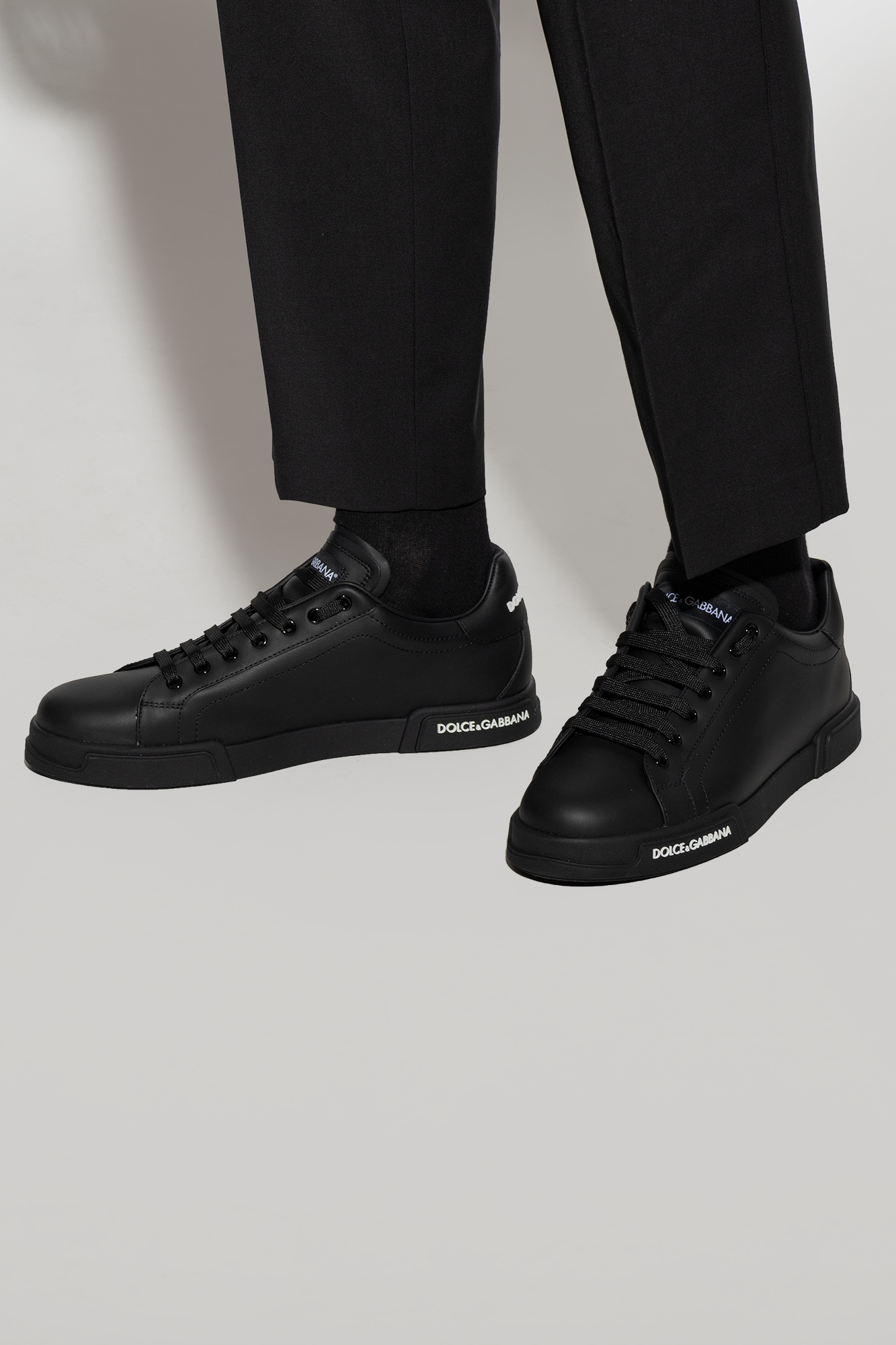 Dolce & gabbana discount portofino sneakers black